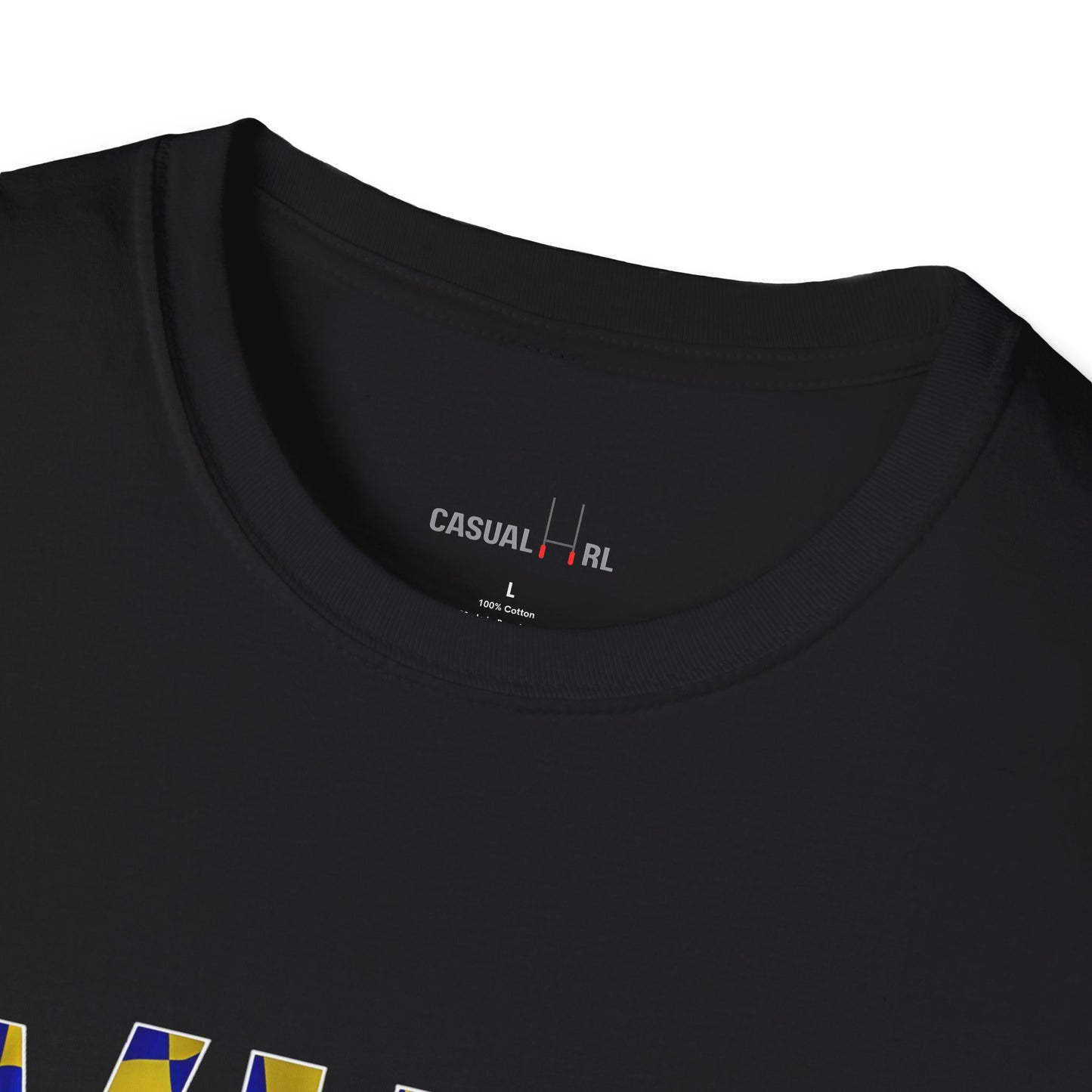 'WIRE' Flag T-Shirt - Warrington Wolves (Black, White, Navy)